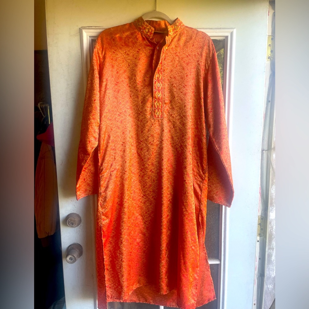 Vintage Indian Kurta embroidered beaded